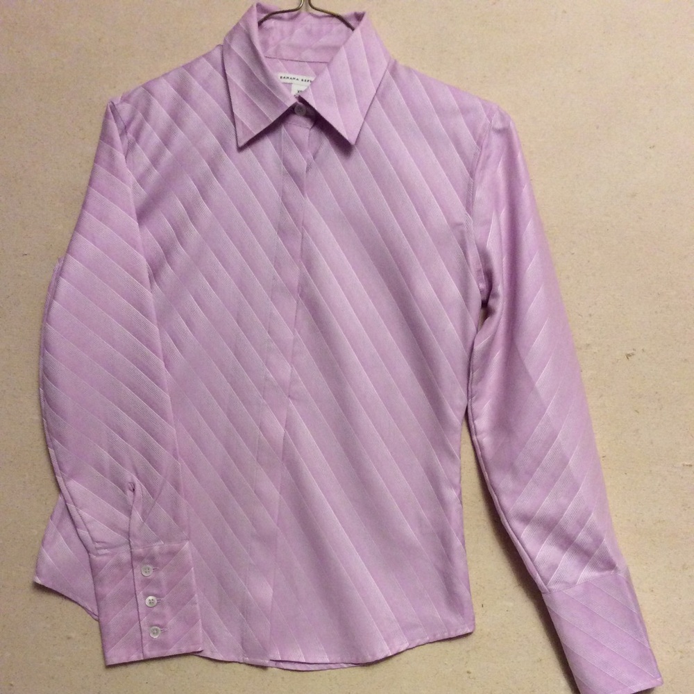 Banana Republic collared striped dress shirt